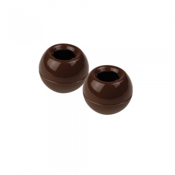 63 Schokoladen-Hohlkugel 3D, dunkle Schokolade