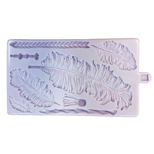 Karen Davies Silicone Mould - Native Feathers Feder
